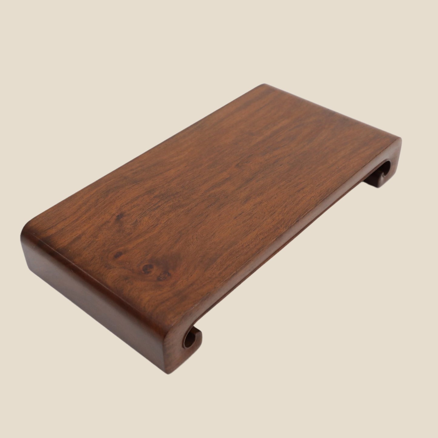 Handcrafted hardwood Platform Stand, classical, long duration, small portable table - SOHOO 