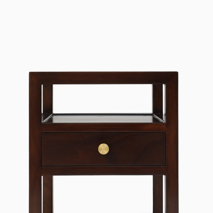Handcrafted hardwood small tea table, storage rack, tea rack - SOHOO 