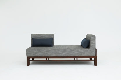Modern Minimalist Daybed with Solid Wood handcrafted Frame ,two-seater sofa - SOHOO 