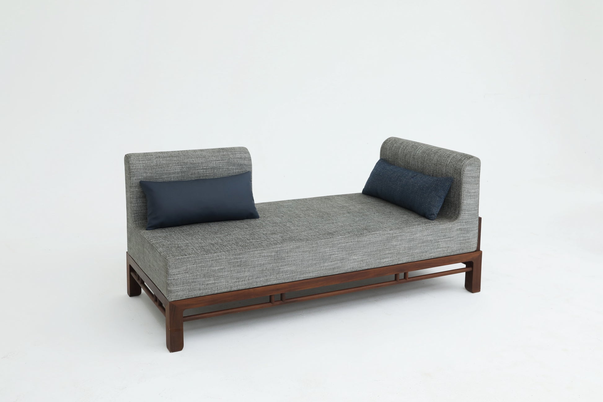 Modern Minimalist Daybed with Solid Wood handcrafted Frame ,two-seater sofa - SOHOO 
