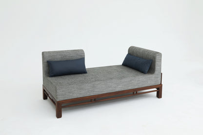 Modern Minimalist Daybed with Solid Wood handcrafted Frame ,two-seater sofa - SOHOO 