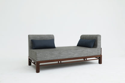 Modern Minimalist Daybed with Solid Wood handcrafted Frame ,two-seater sofa - SOHOO 