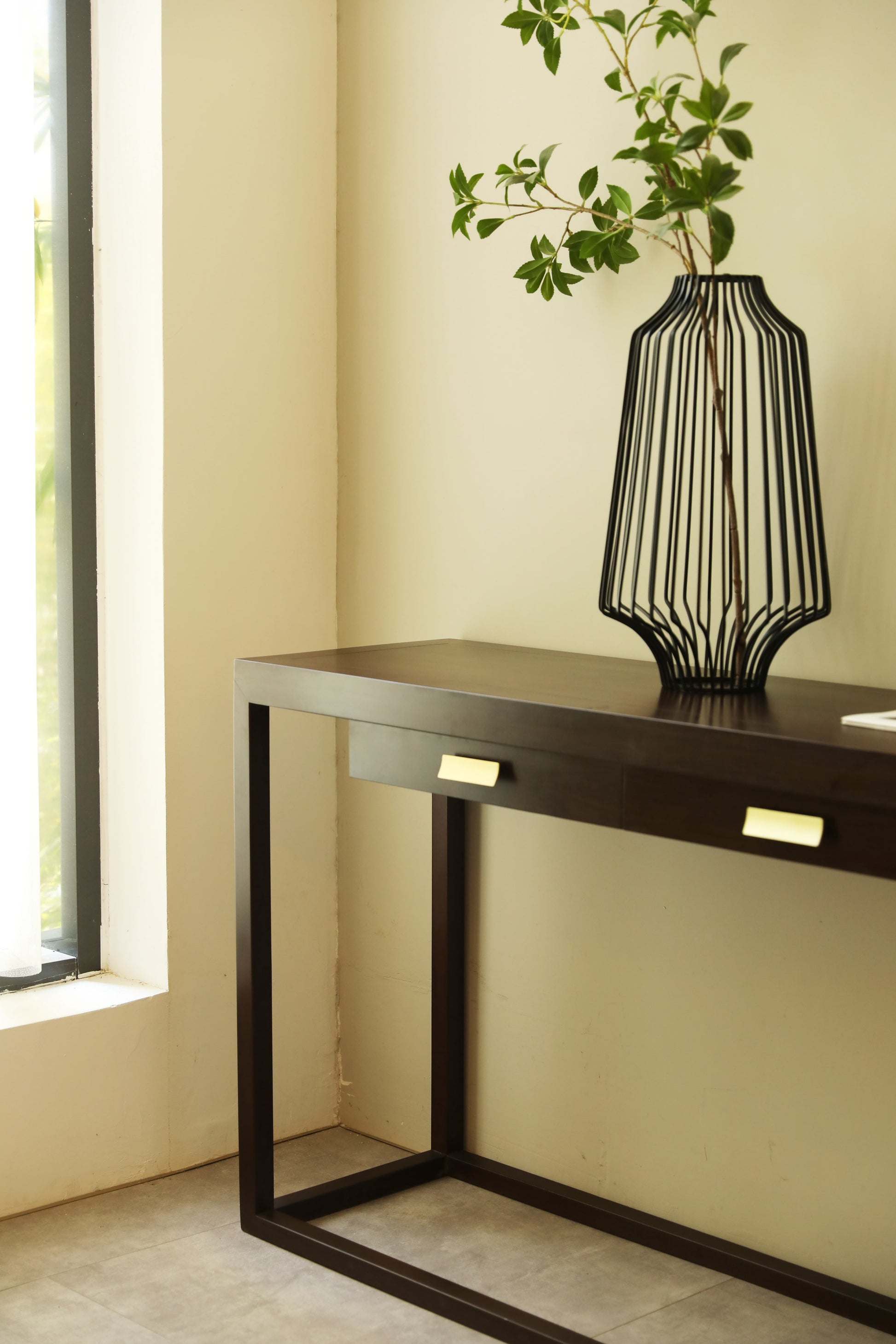 Handcrafted hardwood  Multifunctional Entryway Table/Side Table - SOHOO 
