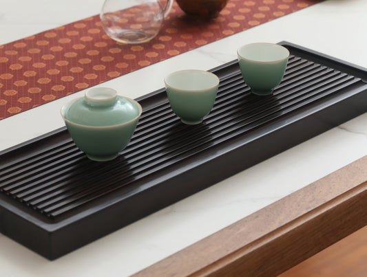 Minimalist Drainage Tea Tray – Modern Gongfu Tea Serving Board - SOHOO 