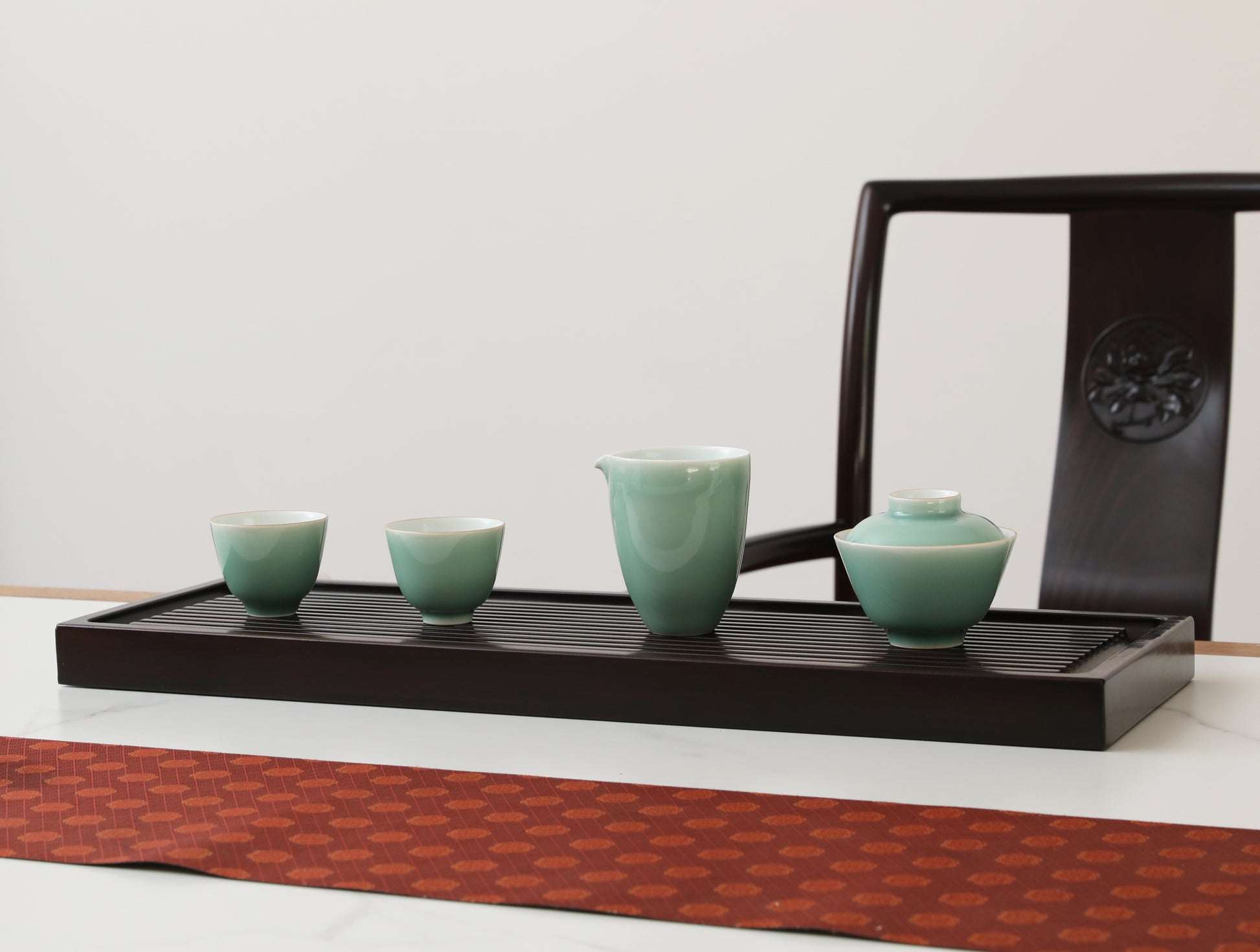 Minimalist Drainage Tea Tray – Modern Gongfu Tea Serving Board - SOHOO 